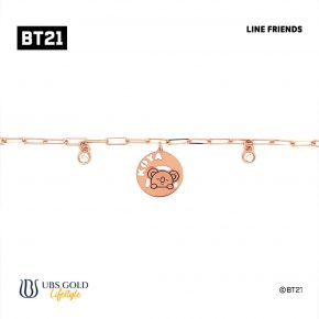 UBS Gelang Emas BT21 Hangout Koya - Line Friends - Khg0019 - 17K
