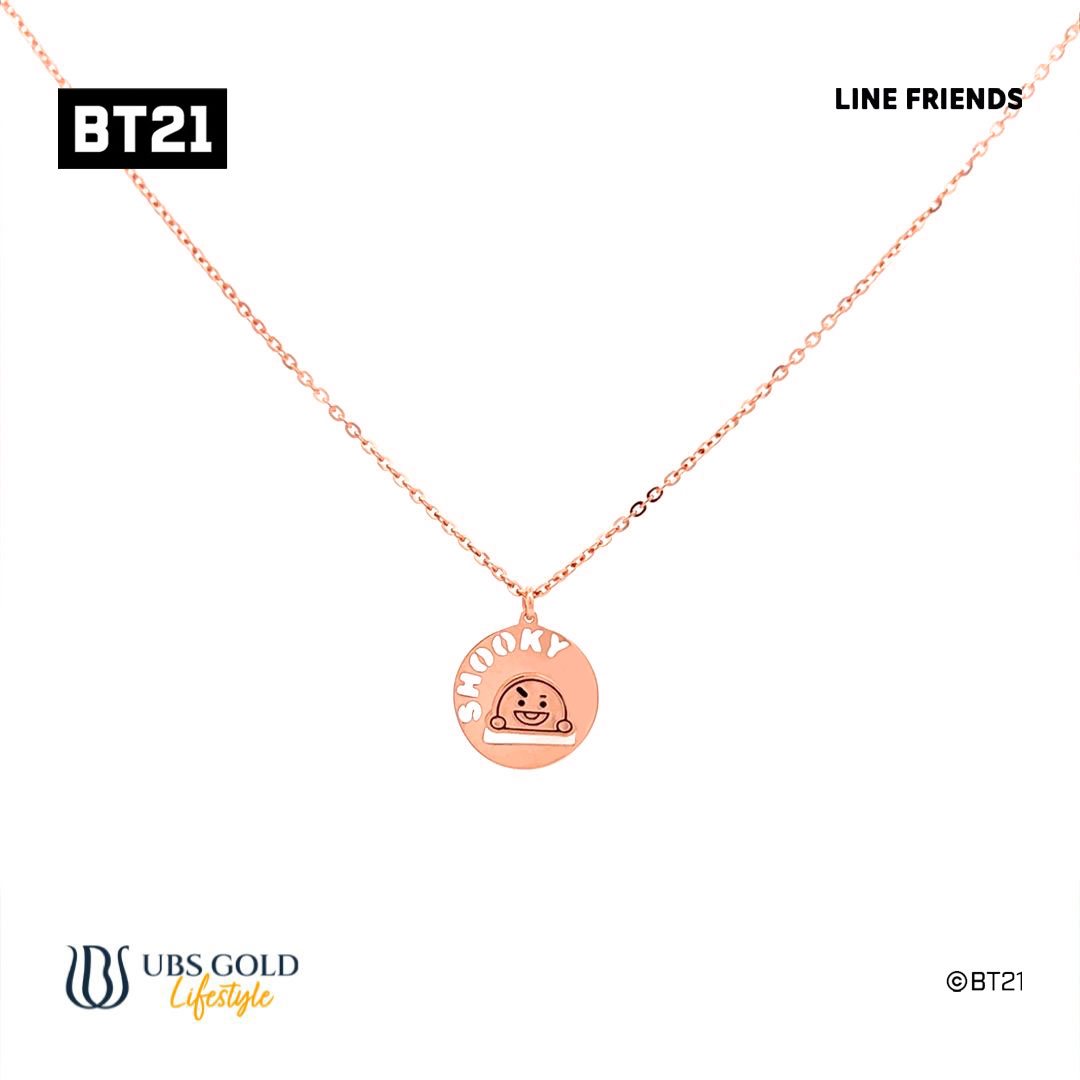 UBS Kalung Emas BT21 Hangout Shooky - Line Friends - Khk0025 - 17K