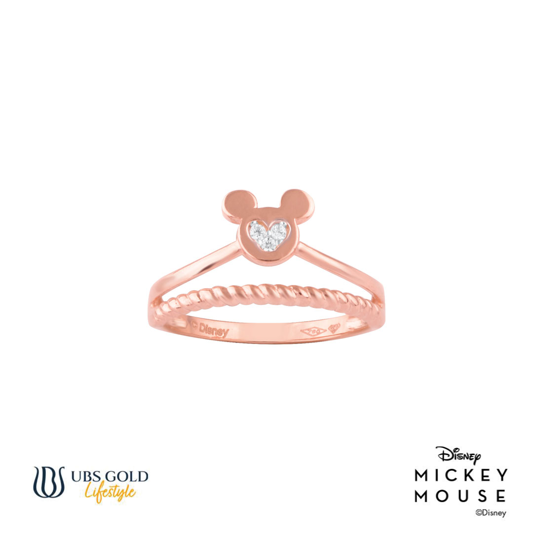 UBS Cincin Emas Disney Mickey Mouse - Ccy0060 - 17K