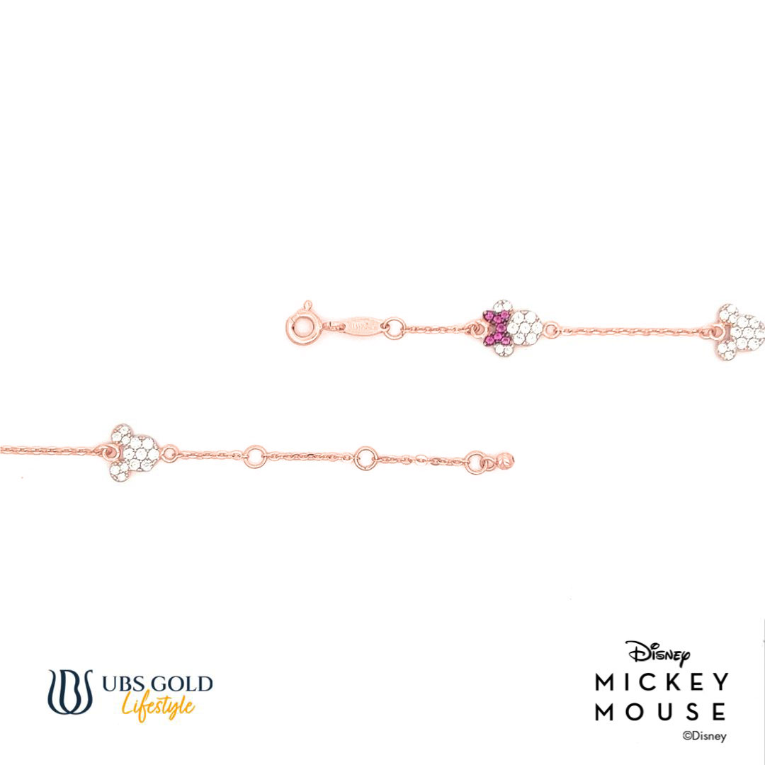 UBS Gelang Emas Disney Mickey & Minnie Mouse - Kgy0029 -17K