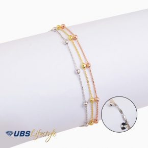UBS Gelang Emas - Kkp6042B - 17K - Bell