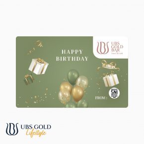 UBS Logam Mulia Custom Happy Birthday Elegant