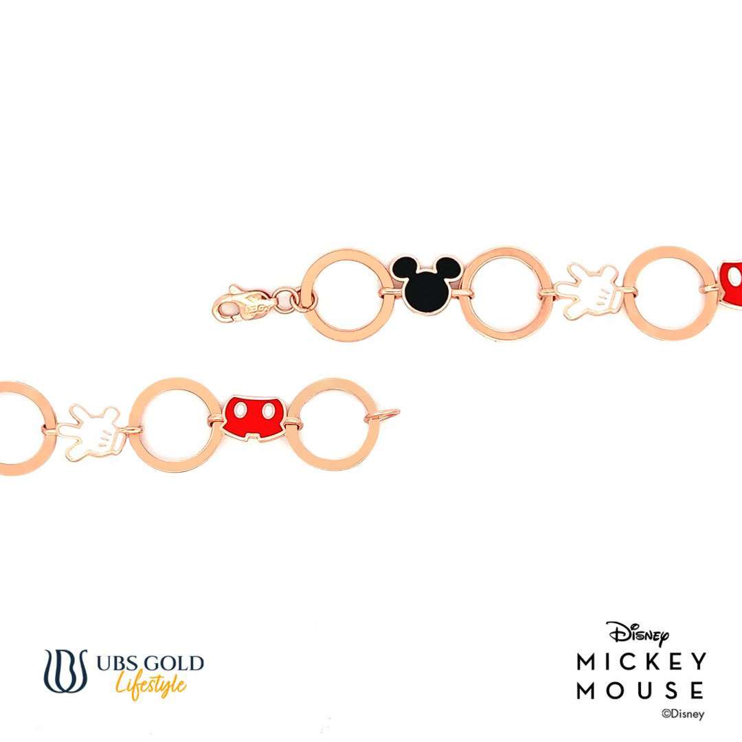 UBS Gelang Emas Disney Mickey Mouse - Hgy0107 - 17K