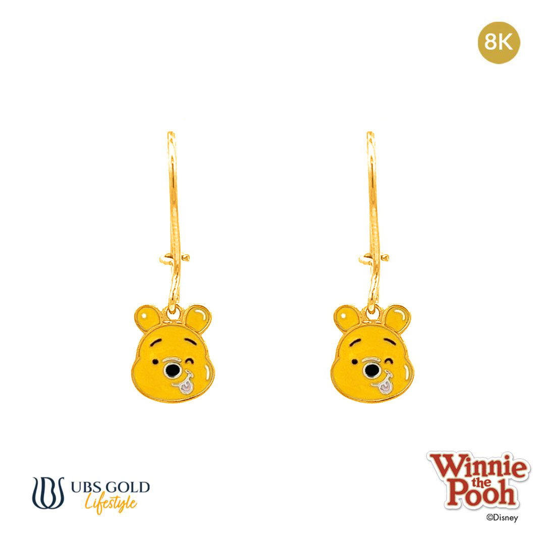 UBS Anting Emas Anak Disney Winnie The Pooh - Aay0088K - 8K