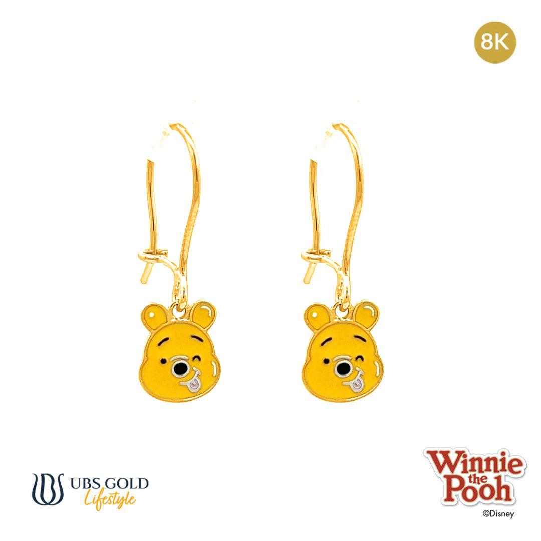 UBS Anting Emas Anak Disney Winnie The Pooh - Aay0088K - 8K