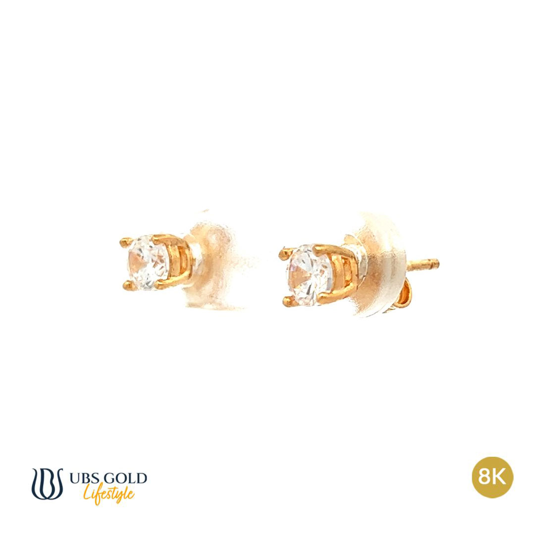 UBS Anting Emas Solitaire - Cwb0754 - 8K