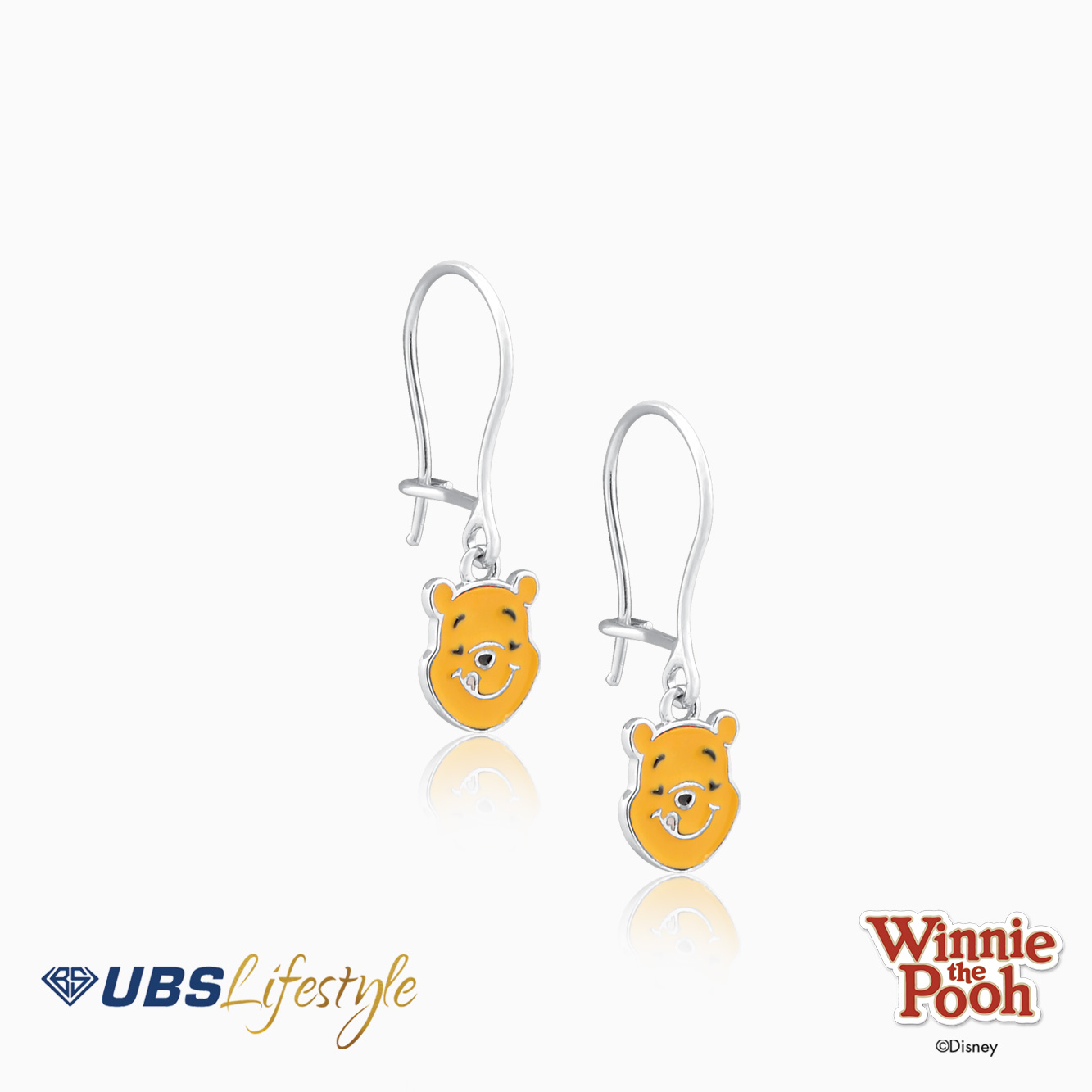 UBS Anting Emas Anak Disney Winnie The Pooh - Aay0055 - 17K