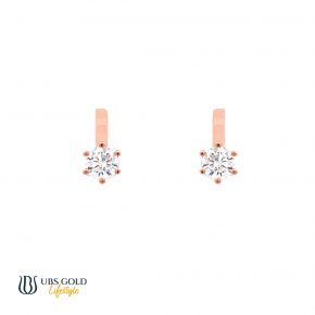 UBS Anting Emas Solitaire - Cad1033 - 17K