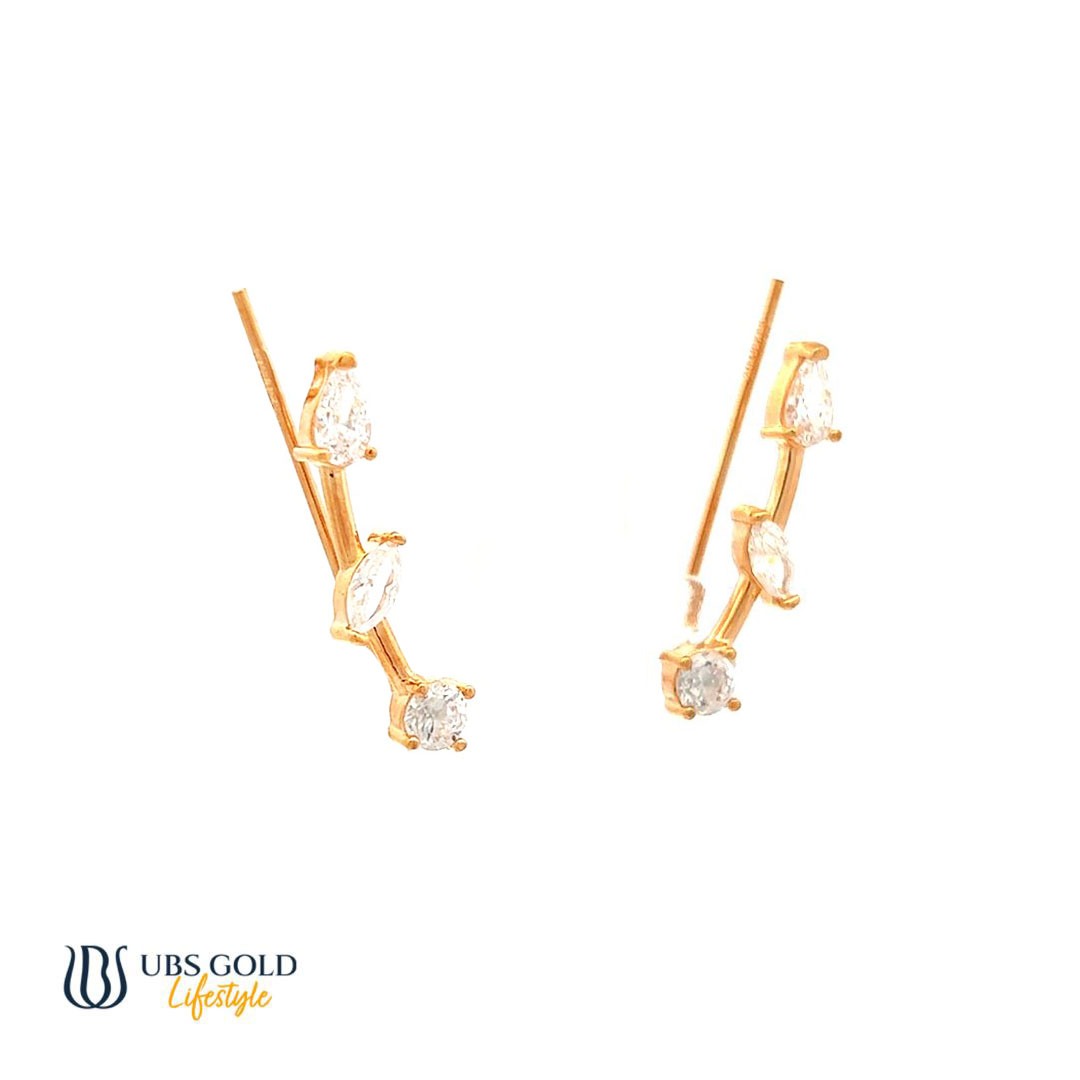 UBS Anting Emas Rachel Rose - Cwb0846K - 8K