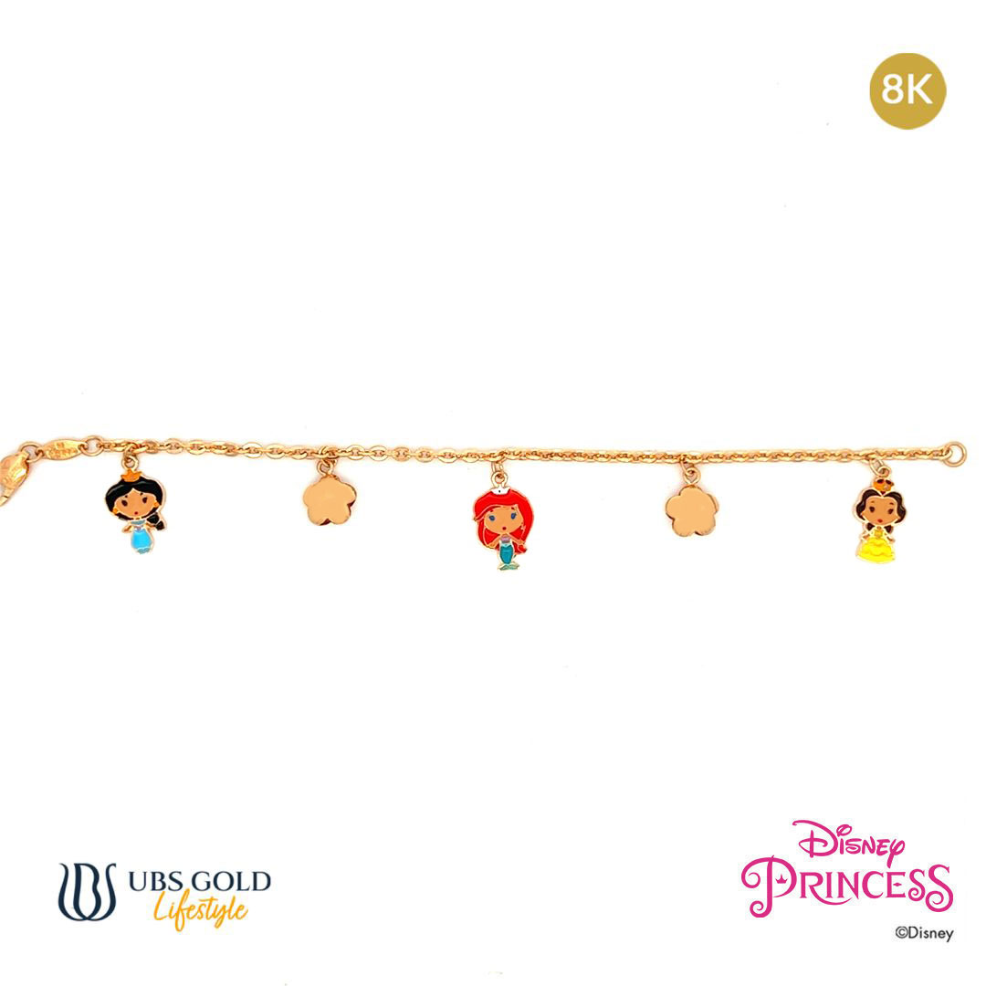 UBS Gelang Emas Anak Disney Princess - Hgy0024 - 8K