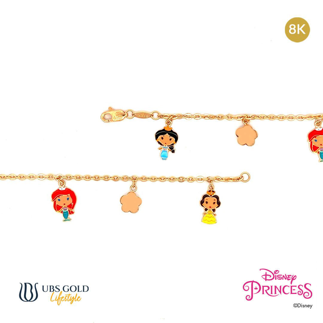 UBS Gelang Emas Anak Disney Princess - Hgy0024 - 8K