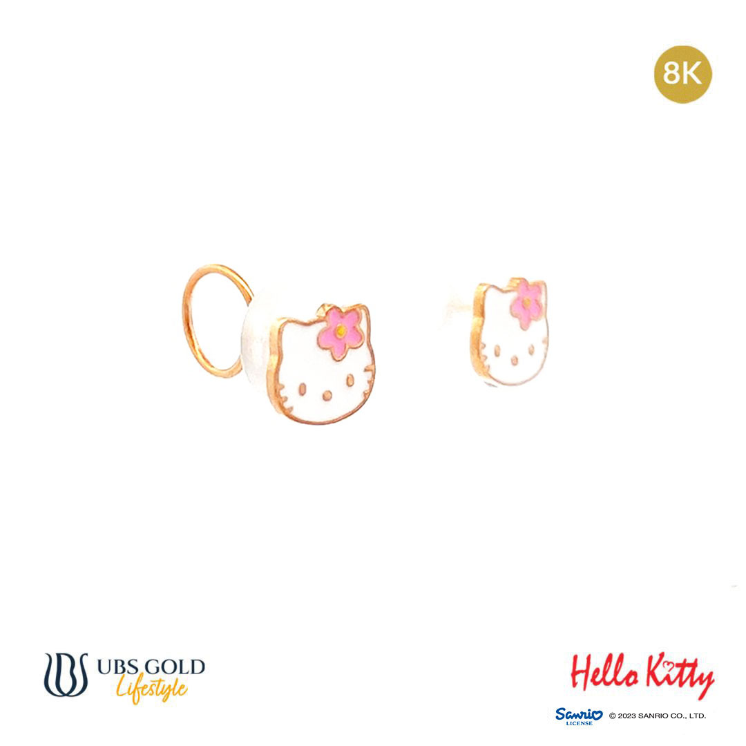 UBS Anting Emas Anak Sanrio Hello Kitty - Awz0002K - 8K