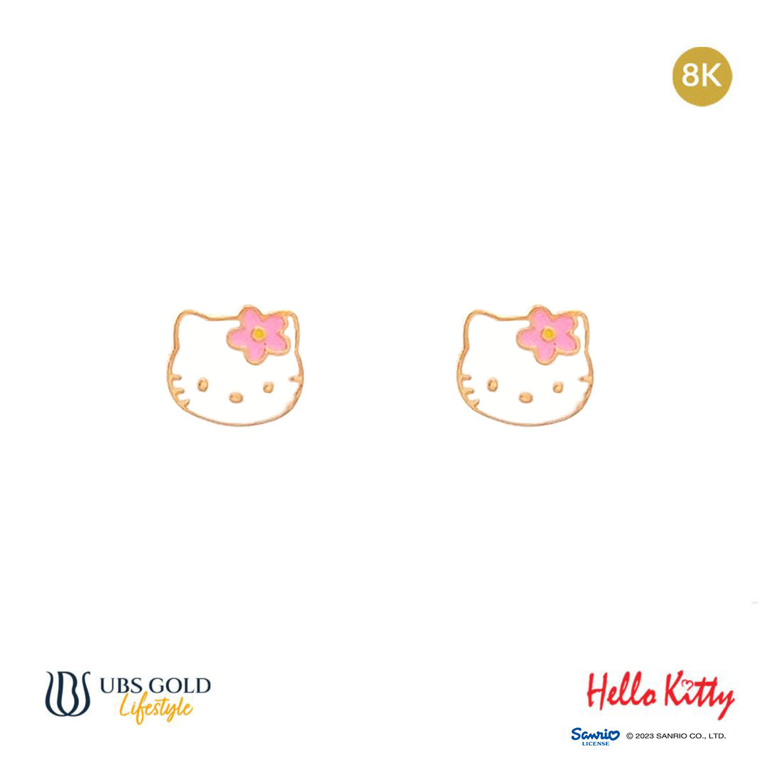 UBS Anting Emas Anak Sanrio Hello Kitty - Awz0002K - 8K