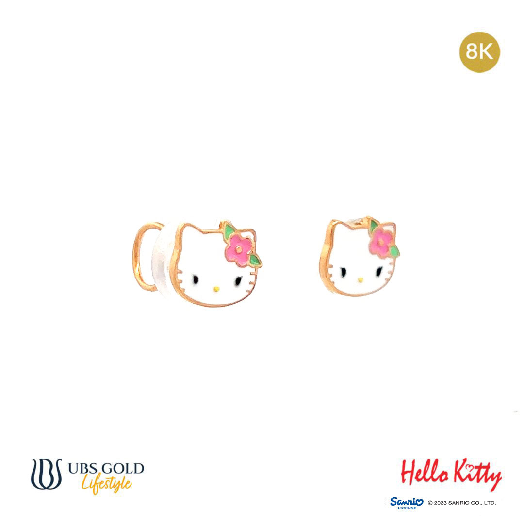 UBS Anting Emas Anak Sanrio Hello Kitty - Awz0006K - 8K