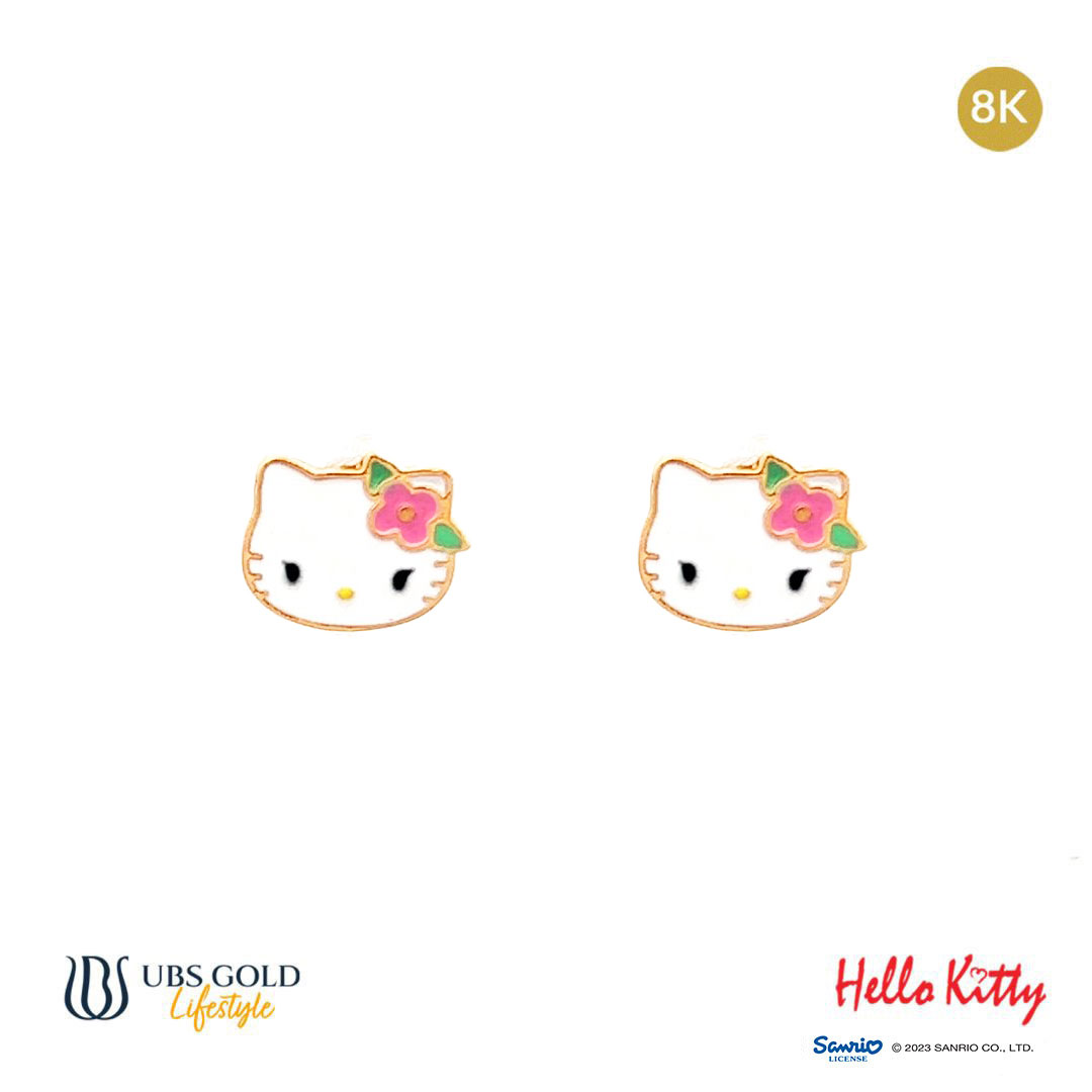 UBS Anting Emas Anak Sanrio Hello Kitty - Awz0006K - 8K