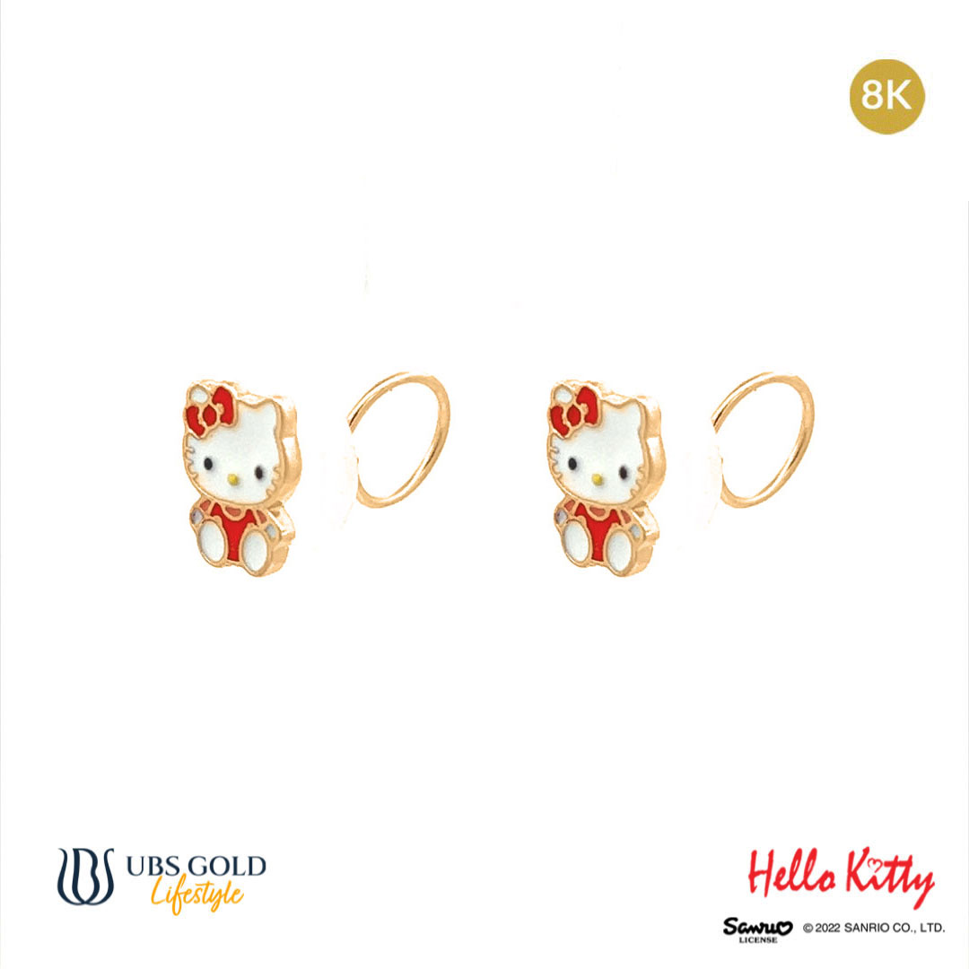 UBS Anting Emas Anak Sanrio Hello Kitty - Awz0008K - 8K