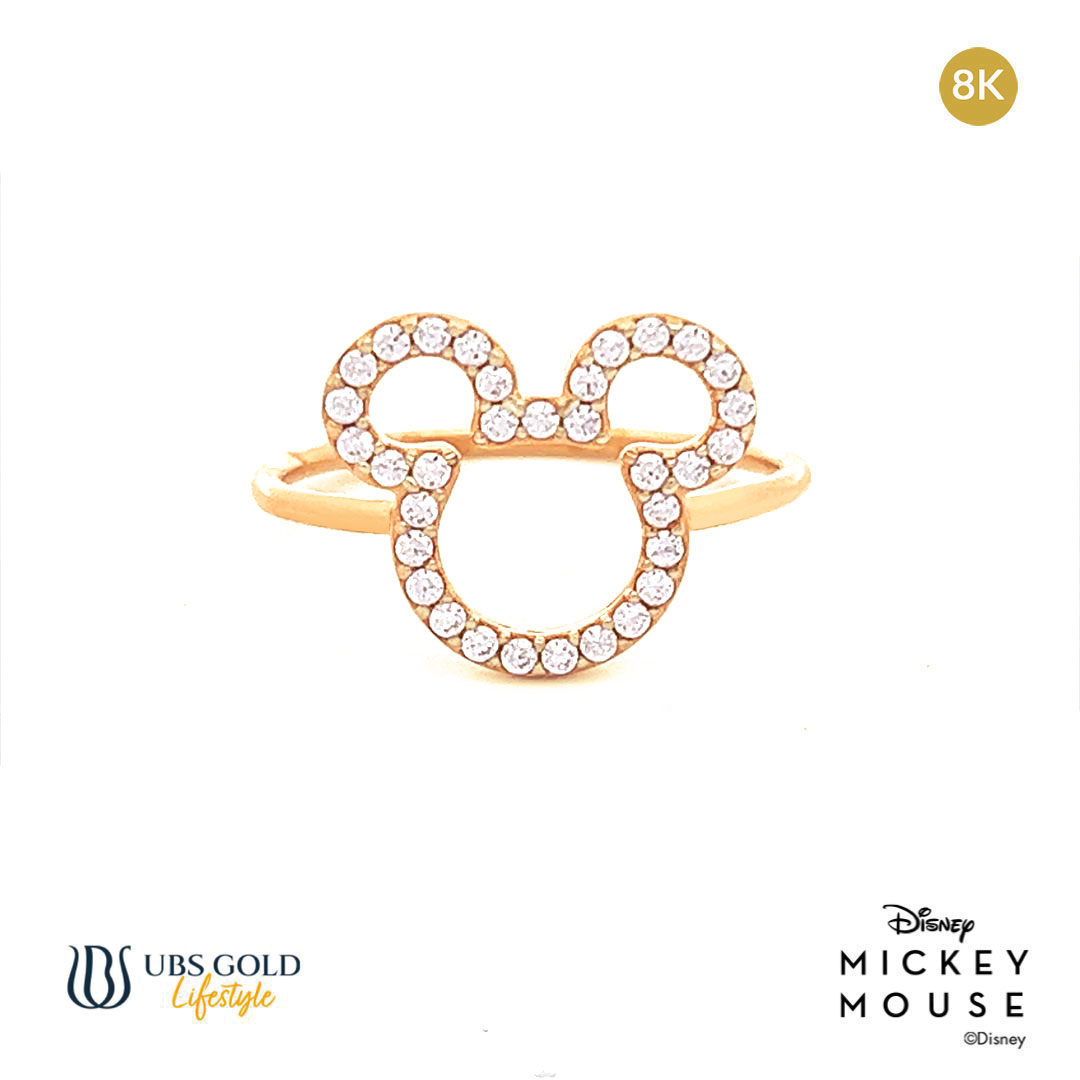 UBS Cincin Emas Disney Mickey Mouse - Ccy0183K - 8K