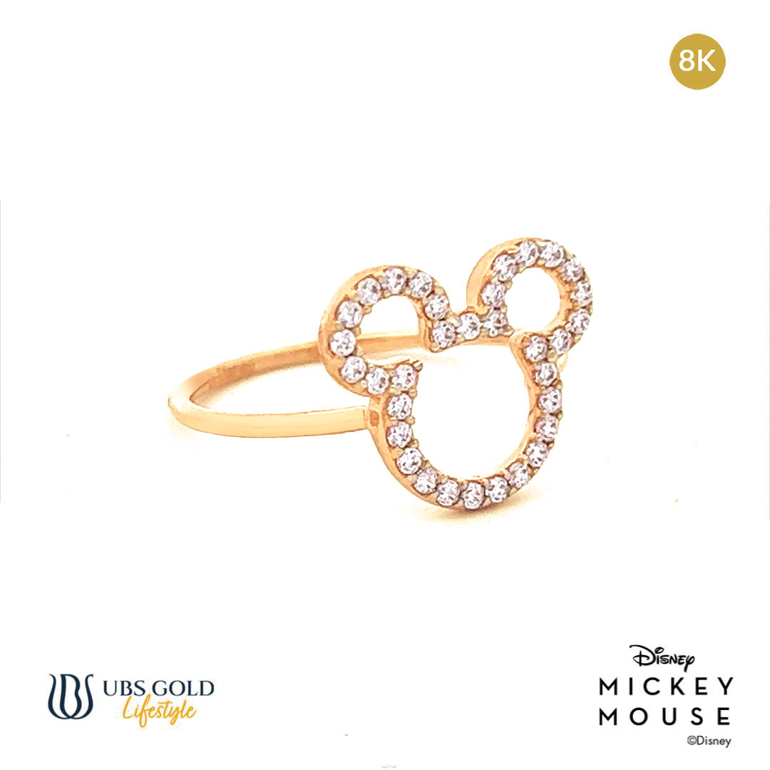 UBS Cincin Emas Disney Mickey Mouse - Ccy0183K - 8K