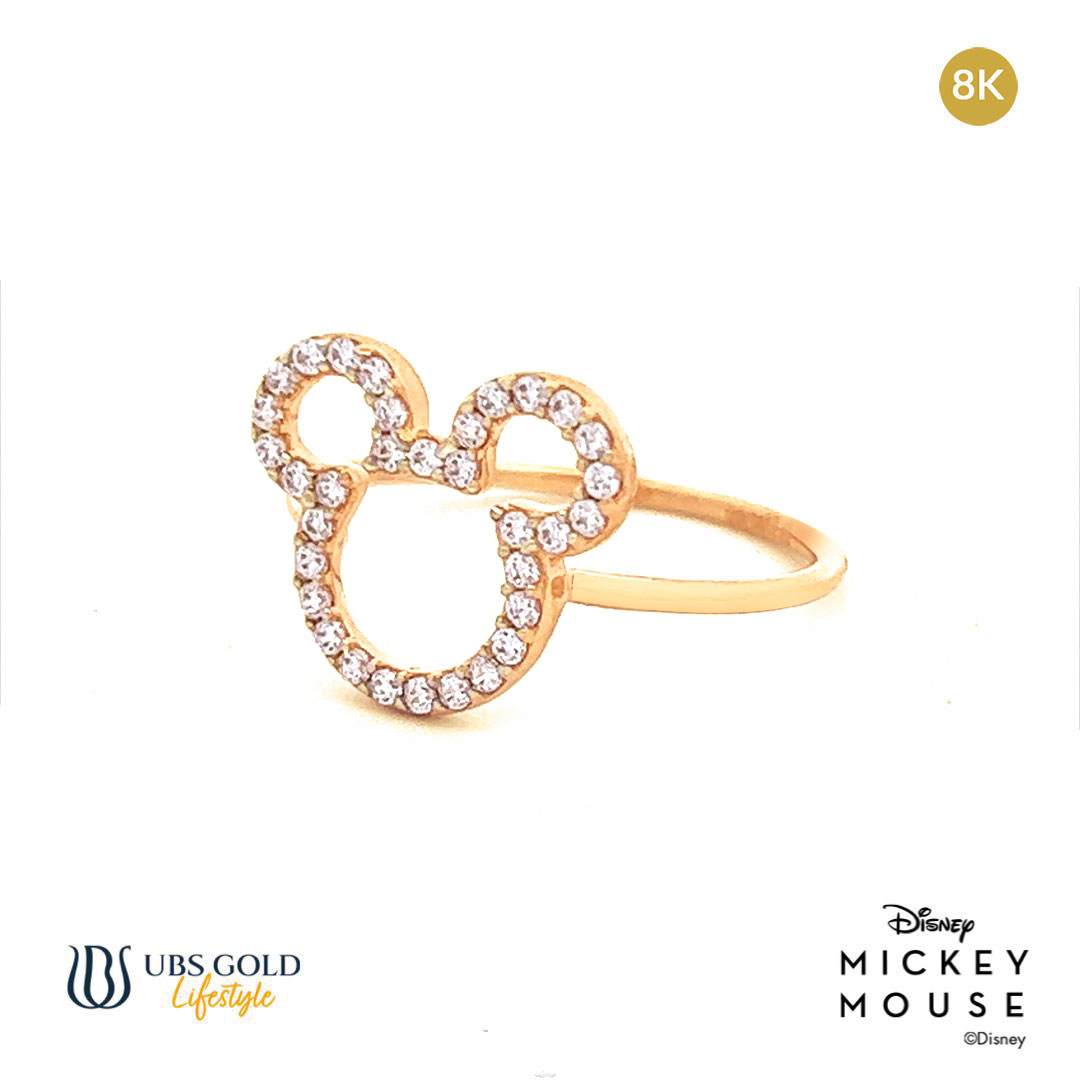 UBS Cincin Emas Disney Mickey Mouse - Ccy0183K - 8K