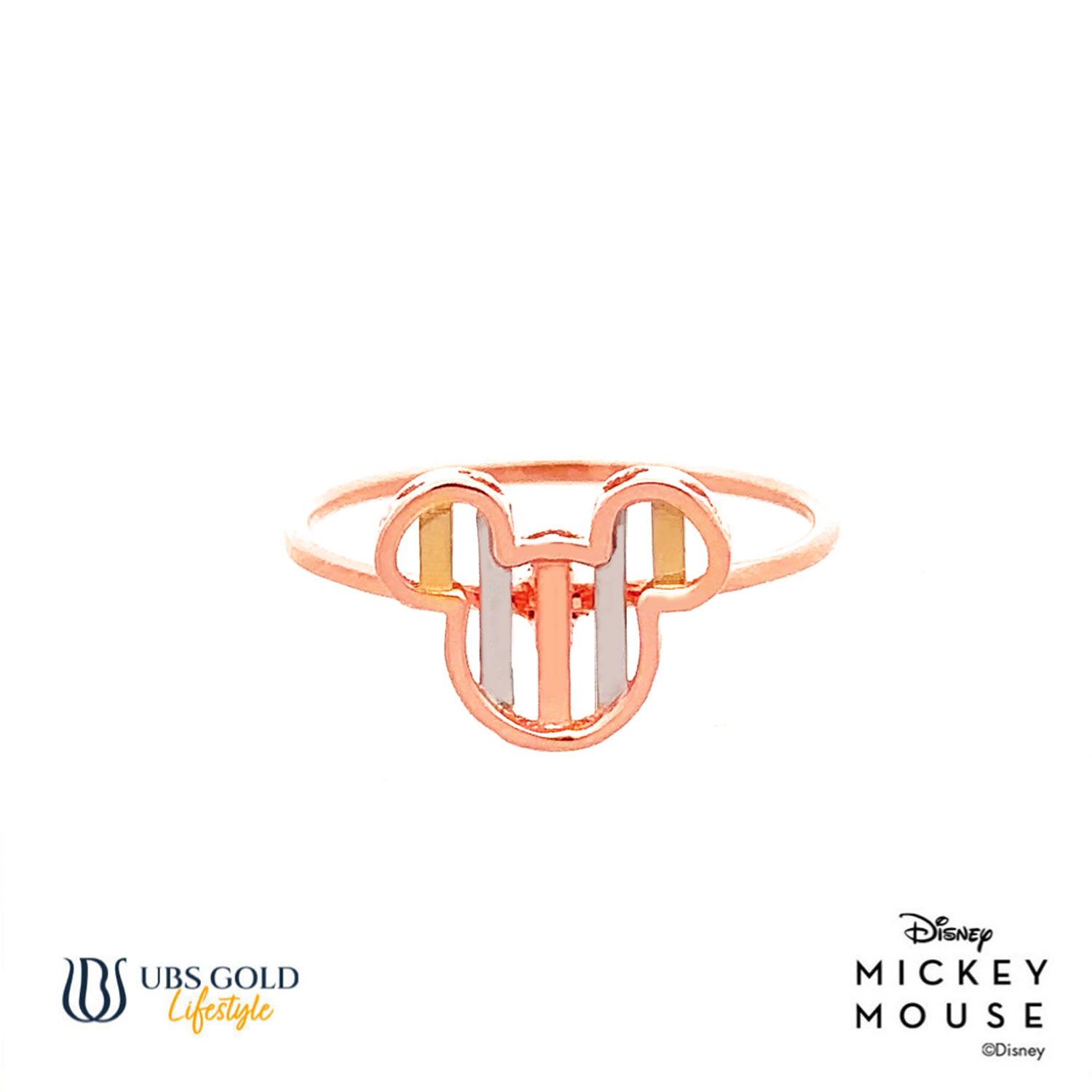 UBS Cincin Emas Disney Mickey Mouse - Ccy0190 - 17K