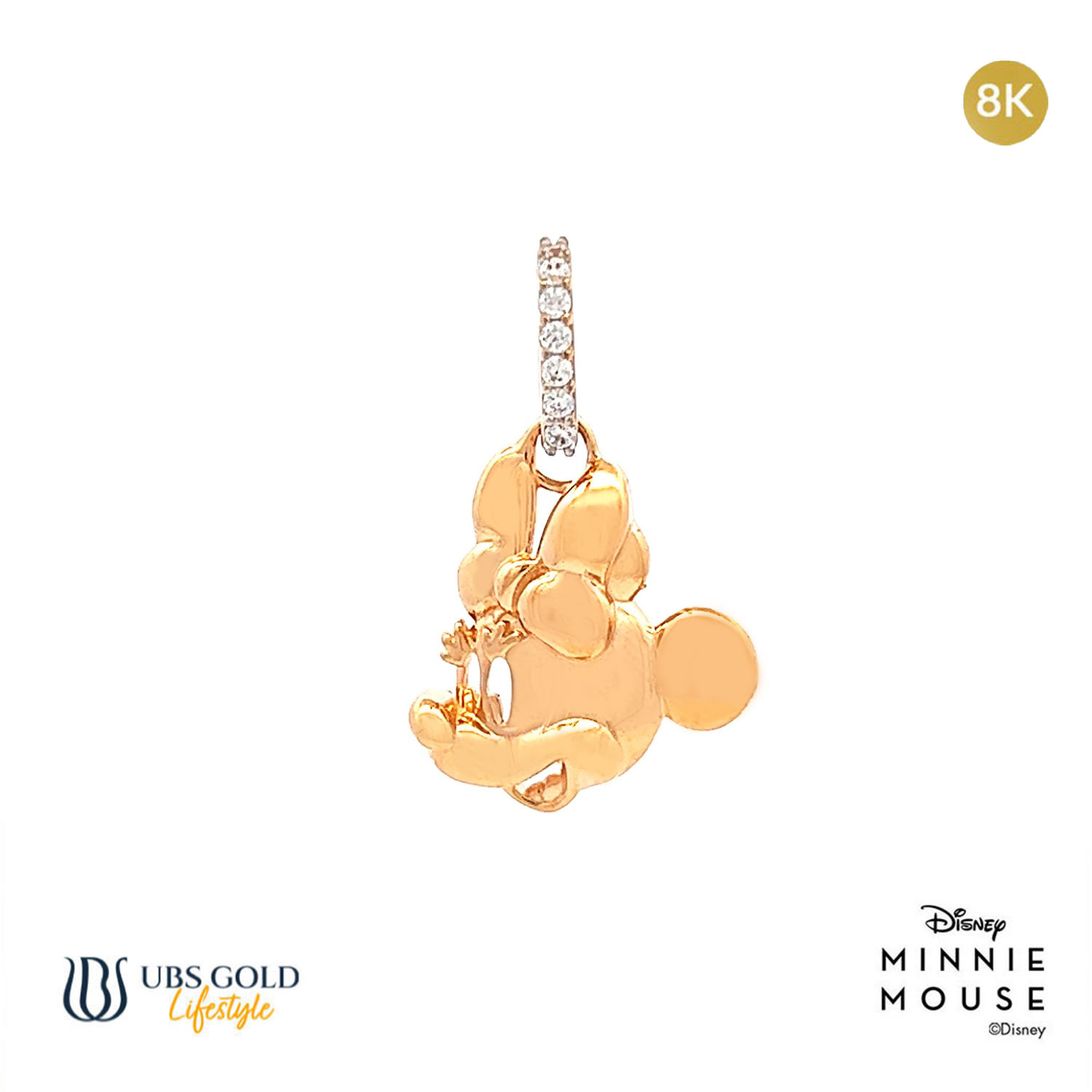 UBS Liontin Emas Disney Minnie Mouse - Cly0011K - 8K