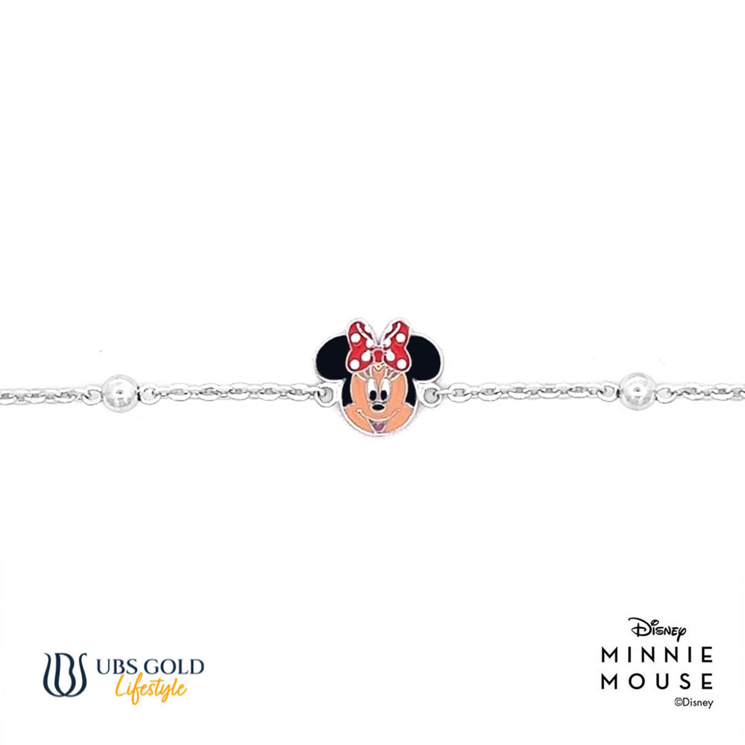 UBS Gelang Emas Anak Disney Minnie Mouse - Hgy0117 - 17K