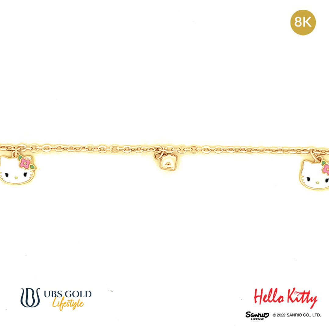 UBS Gelang Emas Anak Sanrio Hello Kitty - Hgz0051K - 8K