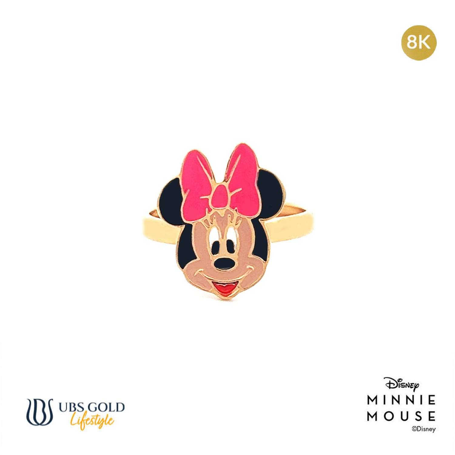 UBS Cincin Emas Anak Disney Minnie Mouse - Acy0002K - 8K