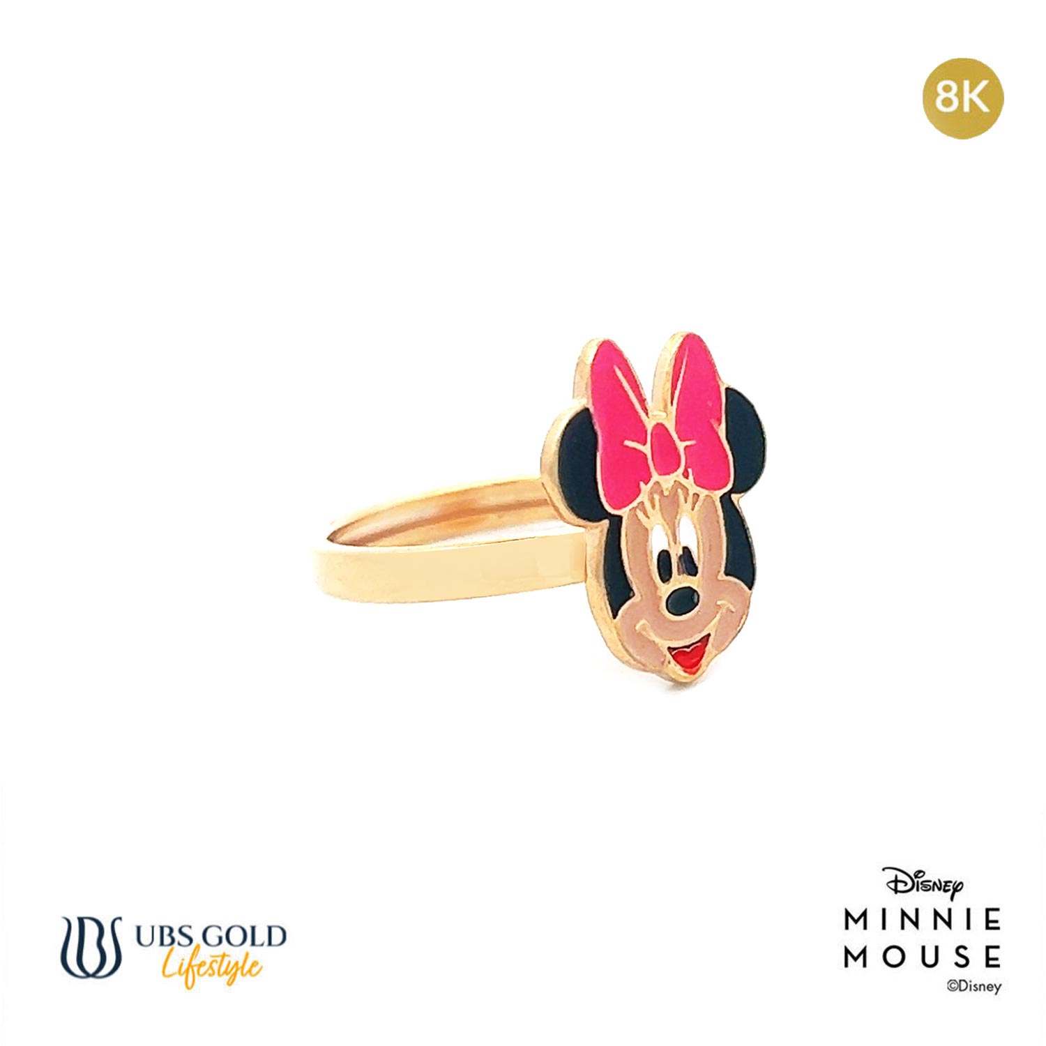 UBS Cincin Emas Anak Disney Minnie Mouse - Acy0002K - 8K