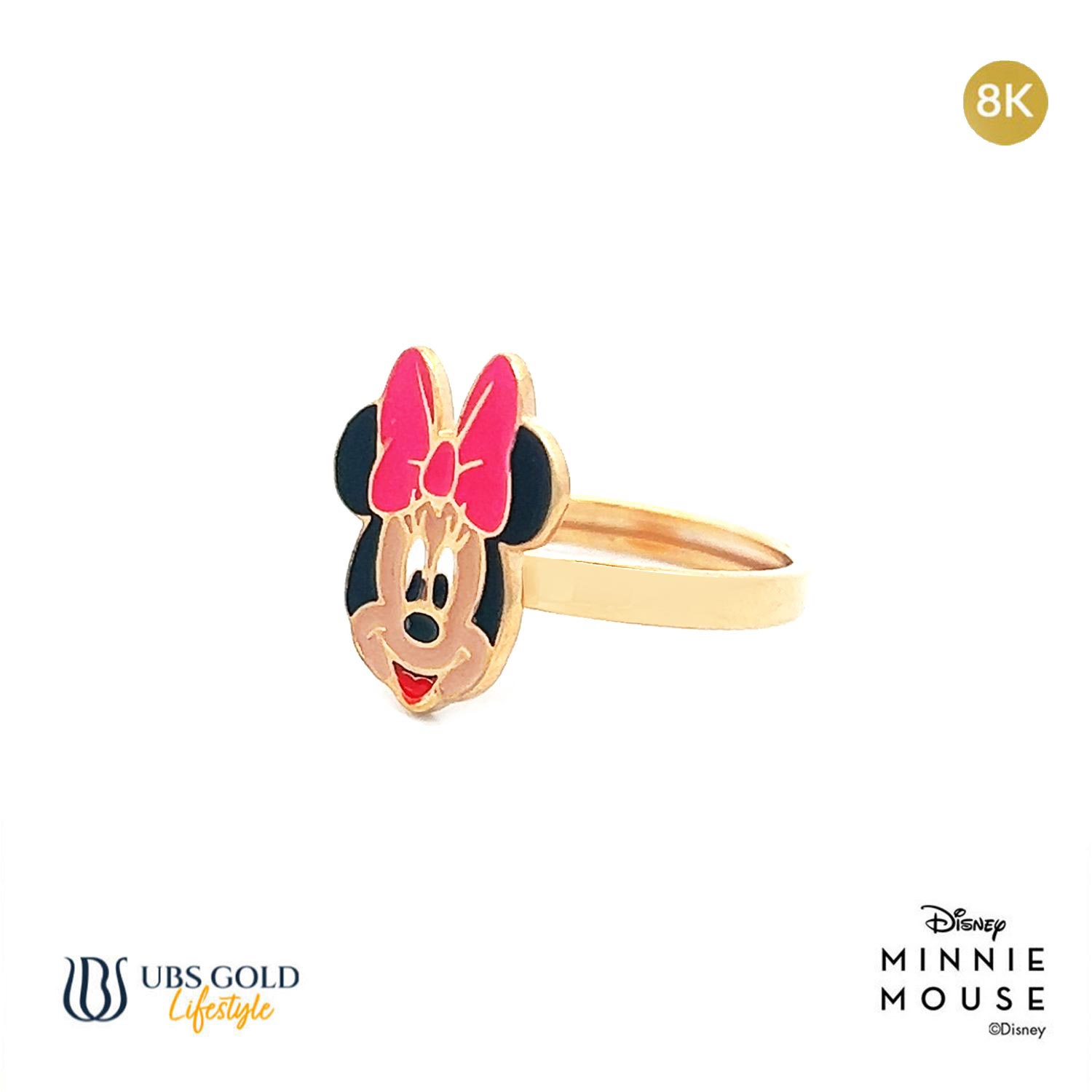 UBS Cincin Emas Anak Disney Minnie Mouse - Acy0002K - 8K