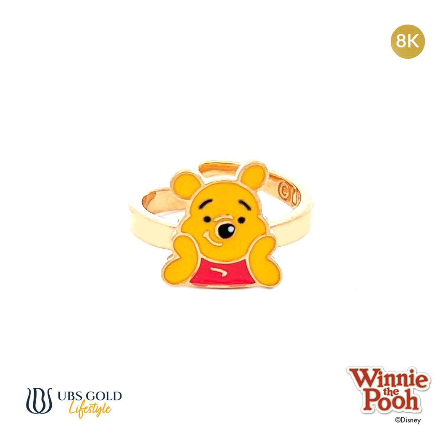 UBS Cincin Emas Bayi Disney Winnie The Pooh - Cny0034K - 8K