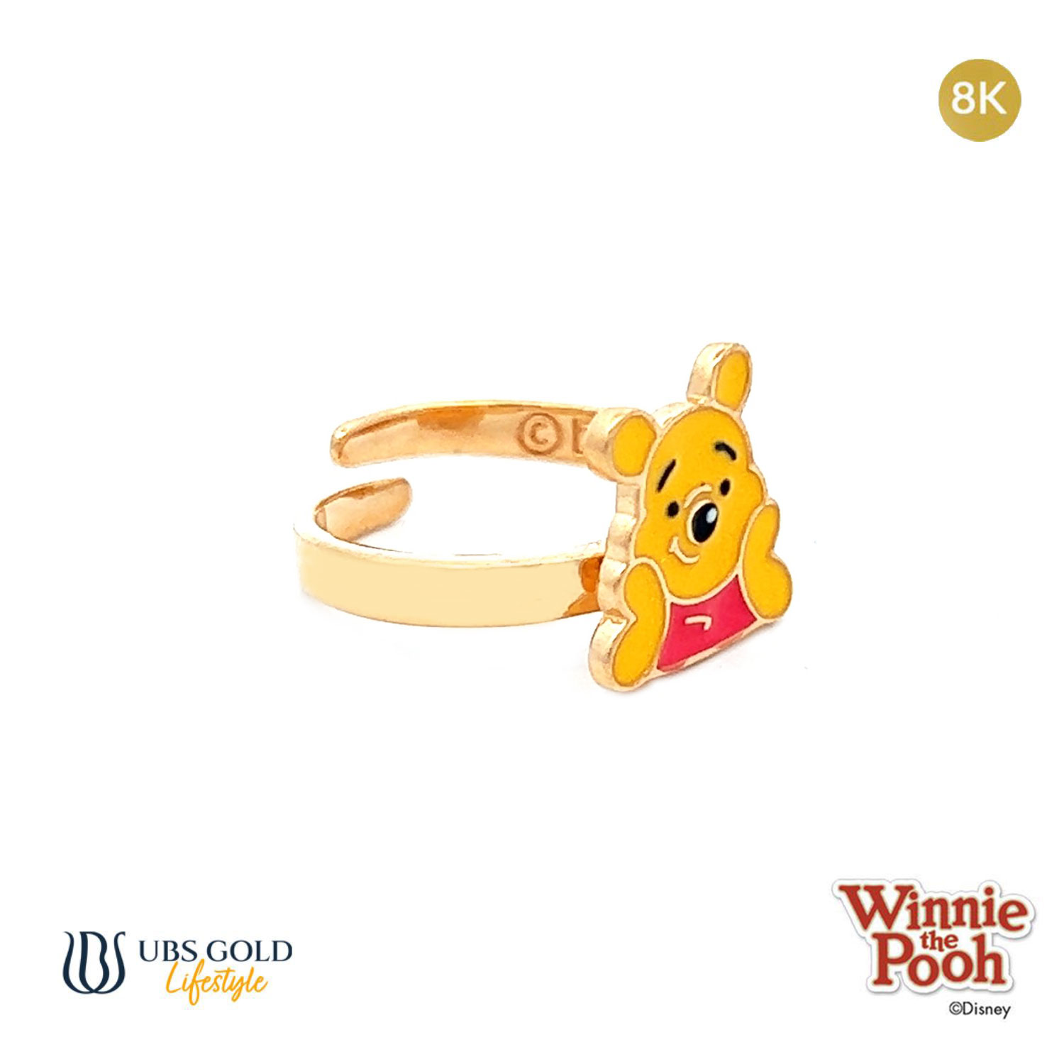 UBS Cincin Emas Bayi Disney Winnie The Pooh - Cny0034K - 8K