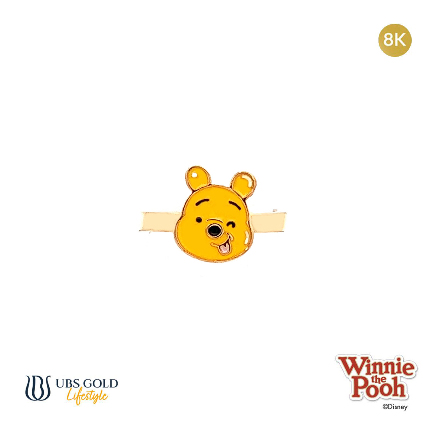 UBS Cincin Emas Bayi Disney Winnie The Pooh - Cny0035K - 8K