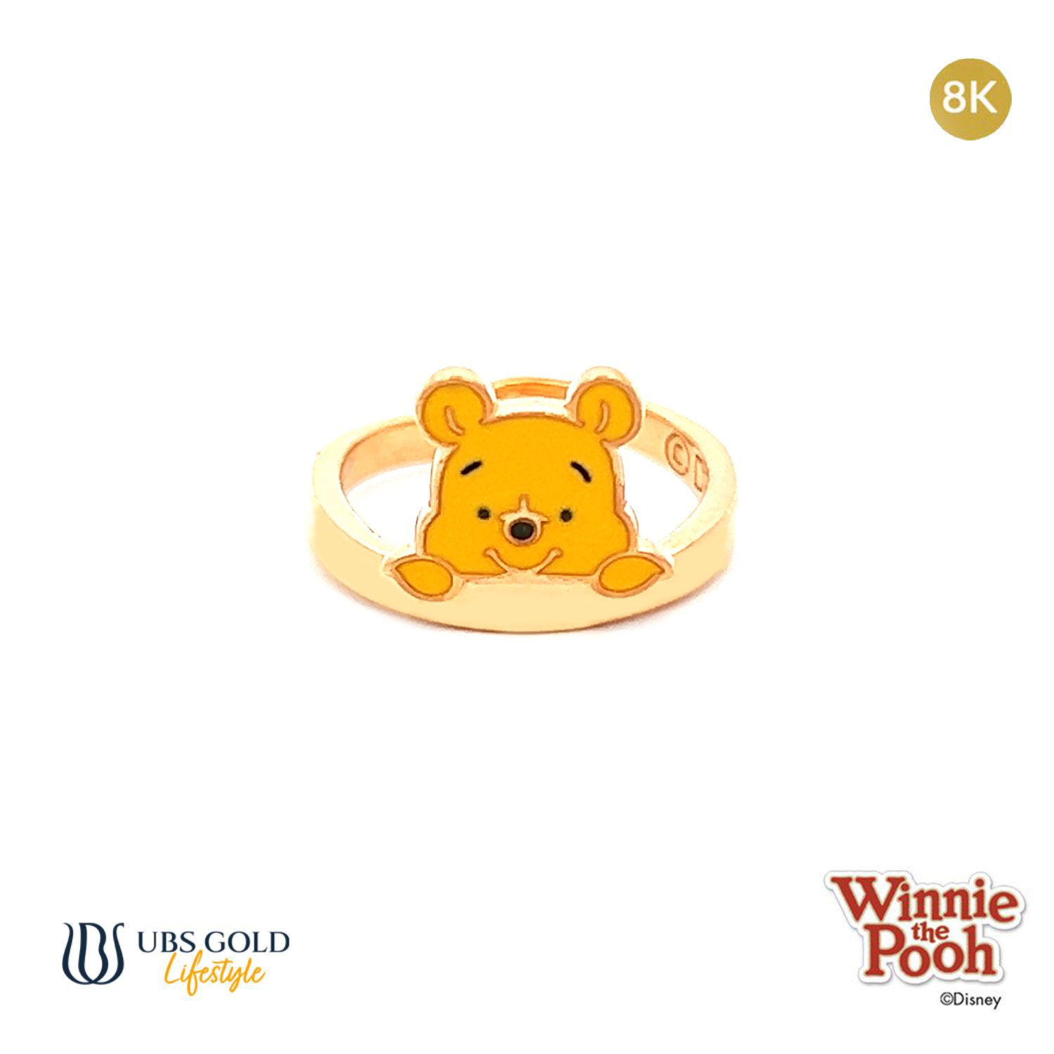 UBS Cincin Emas Bayi Disney Winnie The Pooh - Cny0036K - 8K