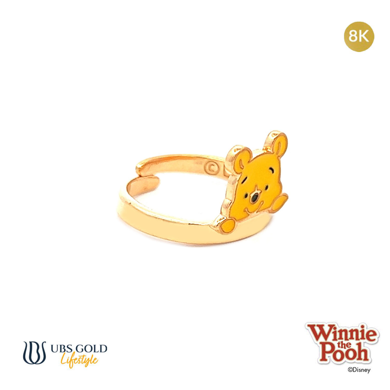 UBS Cincin Emas Bayi Disney Winnie The Pooh - Cny0036K - 8K