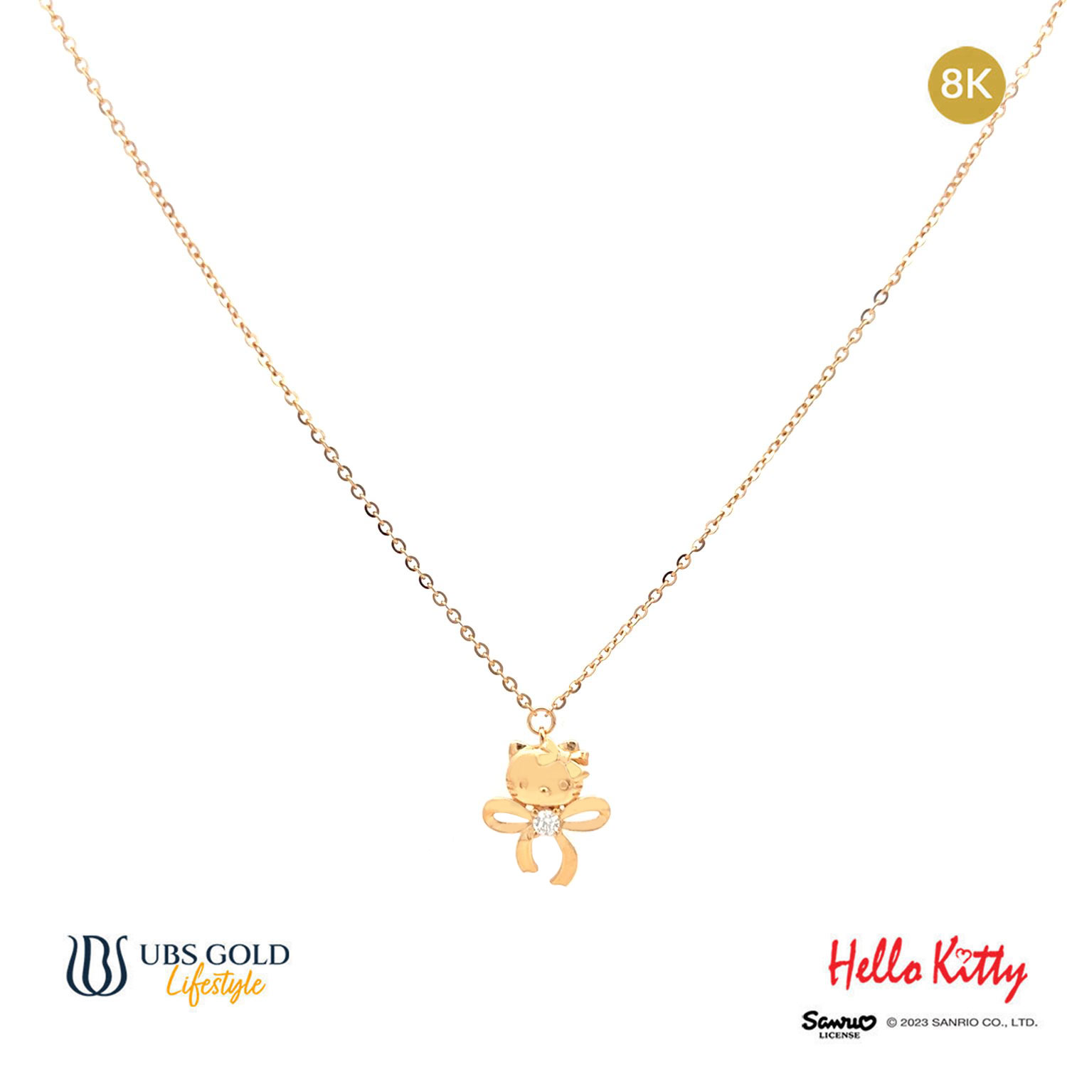 UBS Kalung Emas Sanrio Hello Kitty - Kkz0109K - 8K