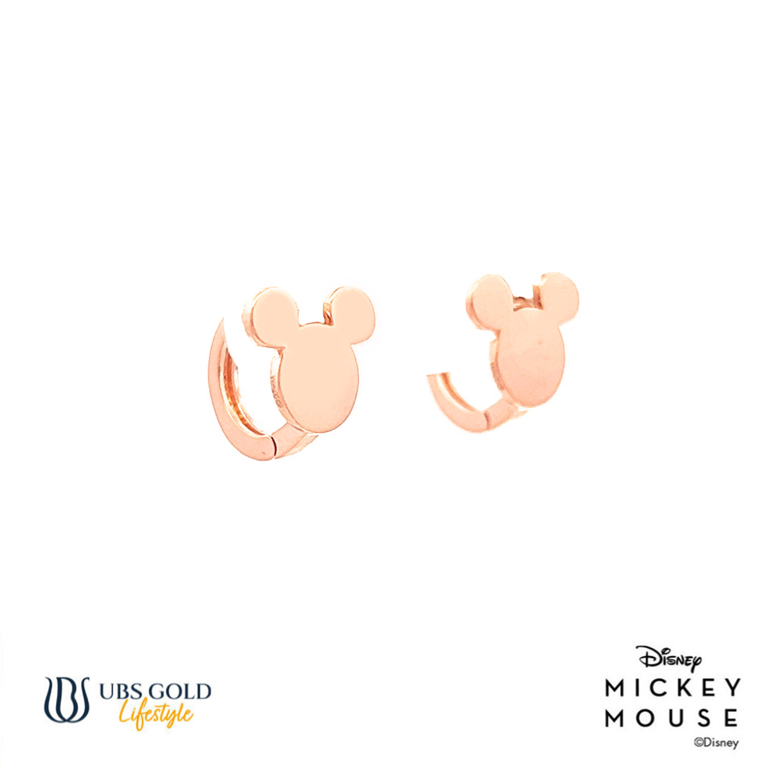 UBS Gold Anting Emas Disney Mickey Mouse - Cay0017 - 17K