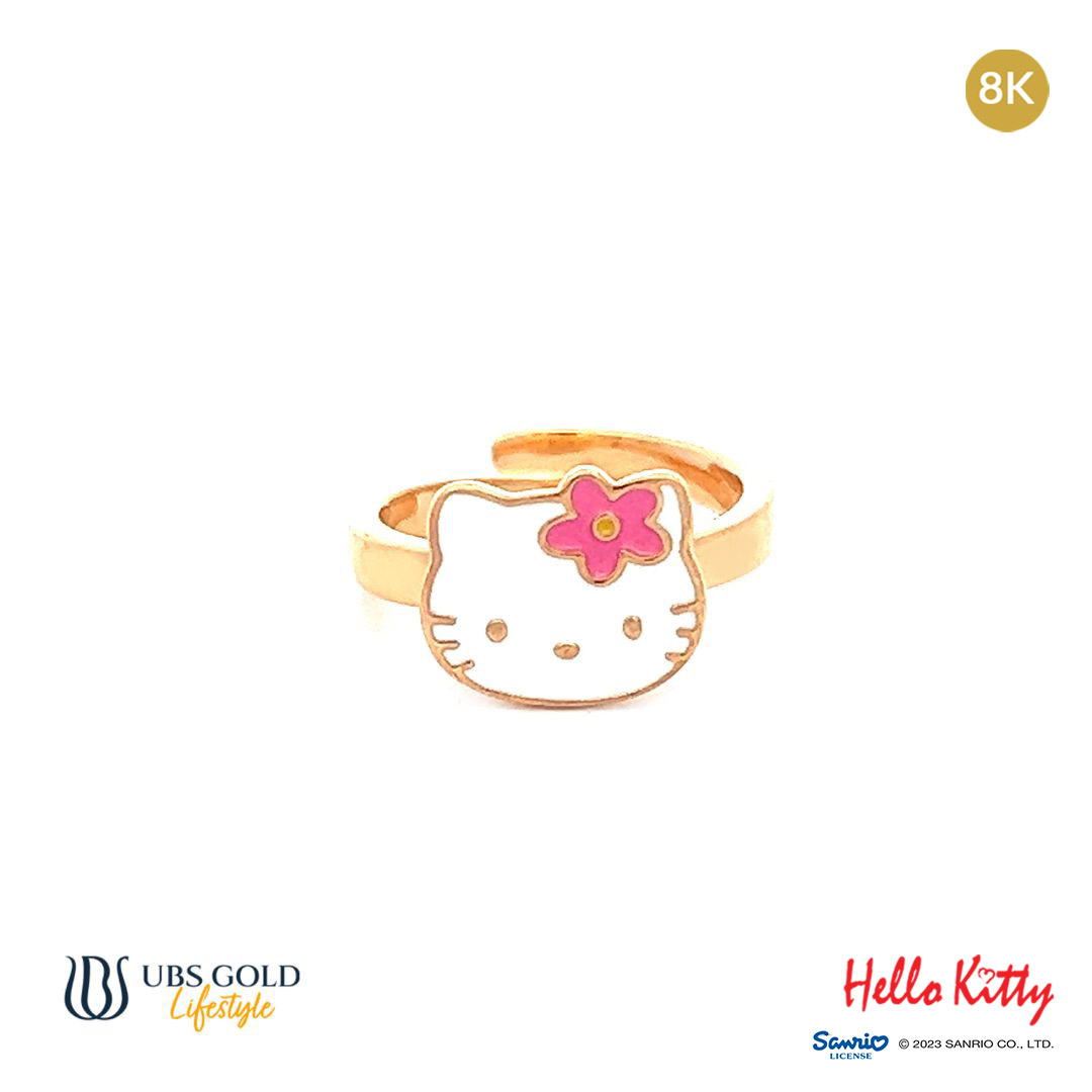 UBS Gold Cincin Emas Bayi Sanrio Hello Kitty - Cnz0002K - 8K