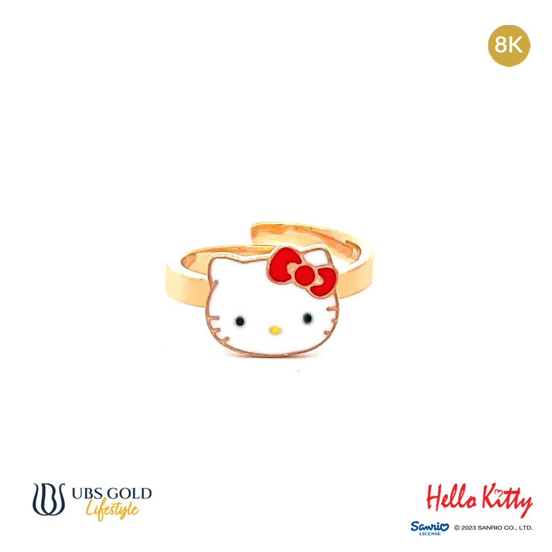 UBS Gold Cincin Emas Bayi Sanrio Hello Kitty - Cnz0007K - 8K