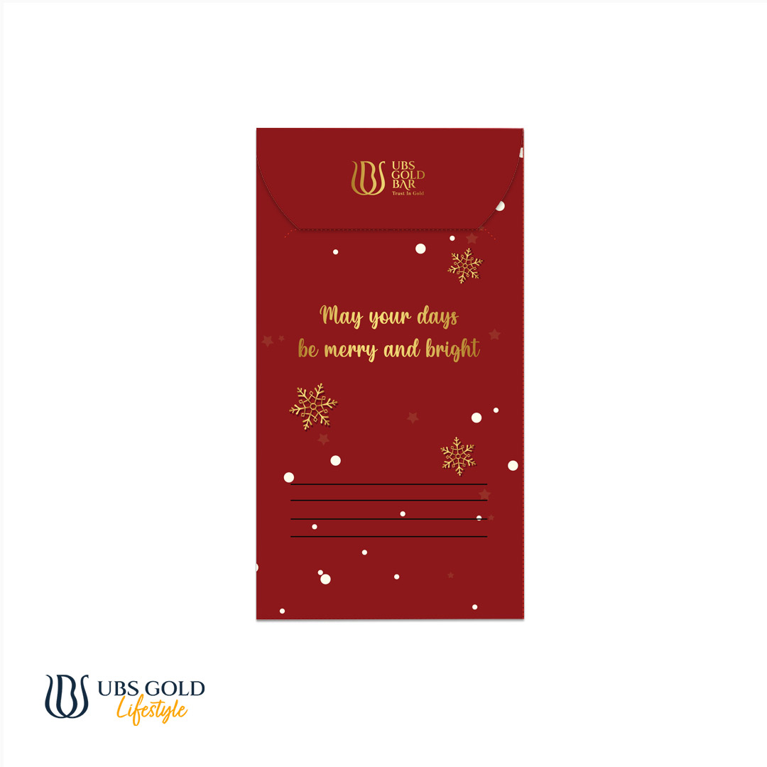 UBS Gold Angpao Emas Christmas 0.1 Gr