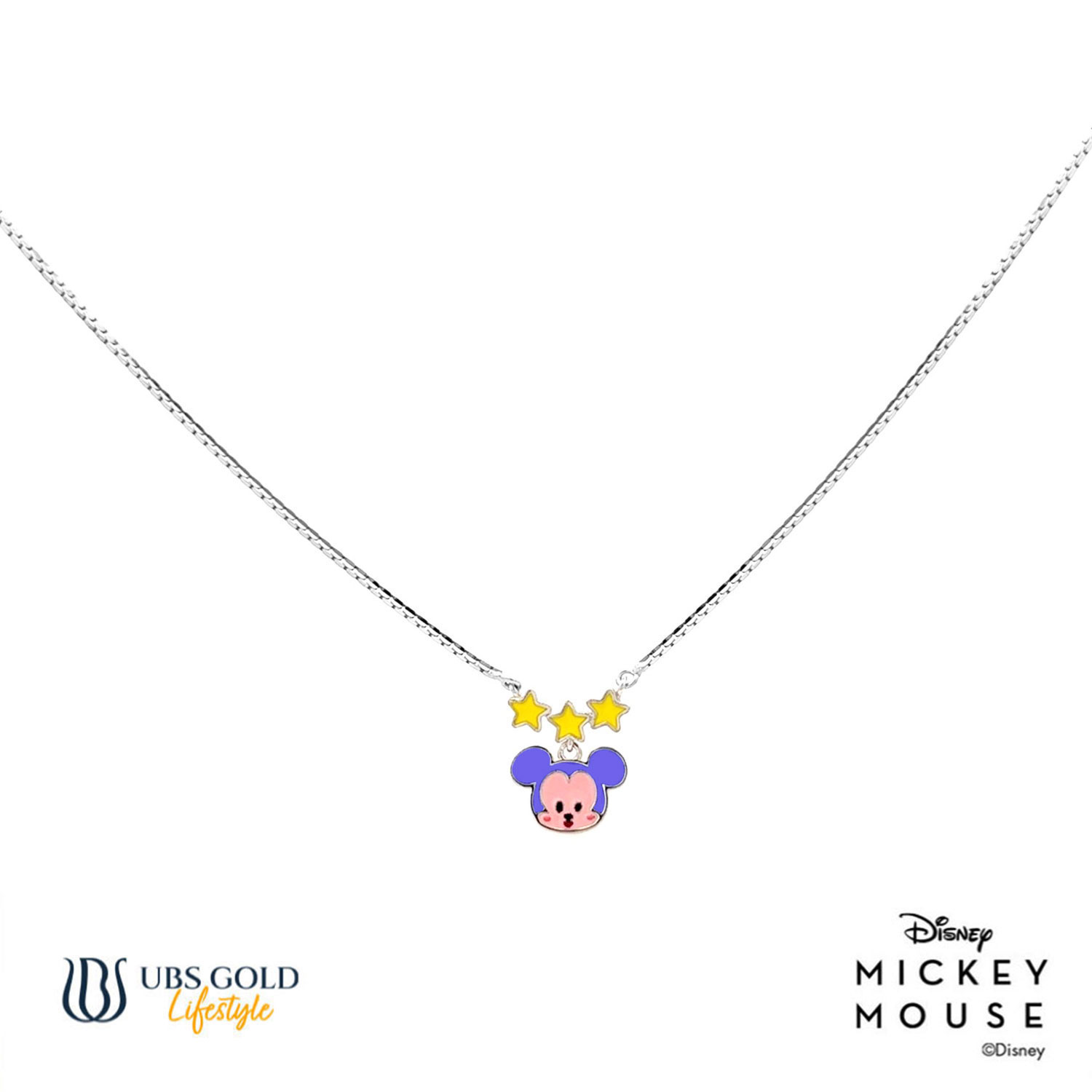 UBS Gold Kalung Emas Anak Disney Mickey Mouse - Kky0445 - 17K