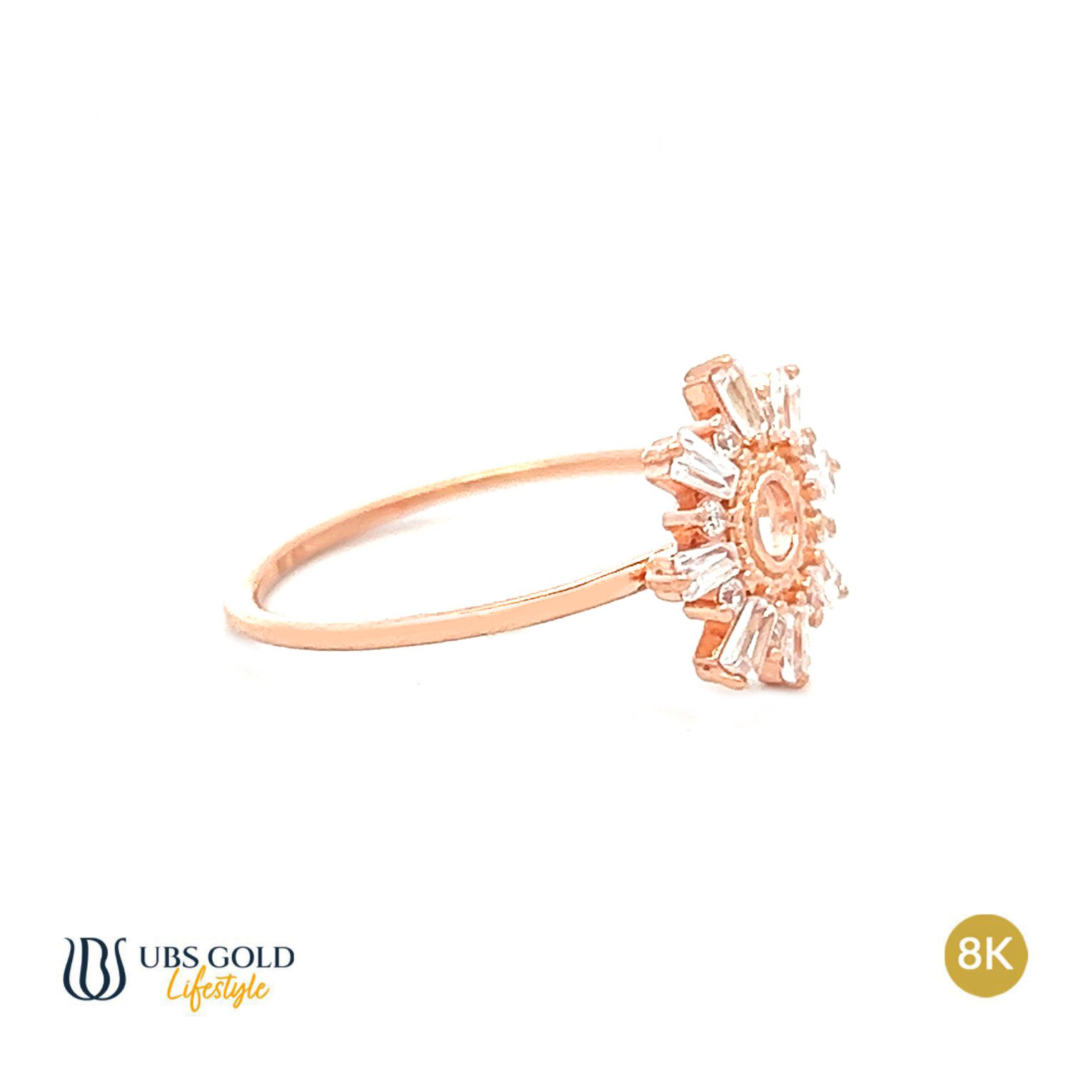 UBS Gold Cincin Emas Rachel Rose - Ksc0948K - 8K