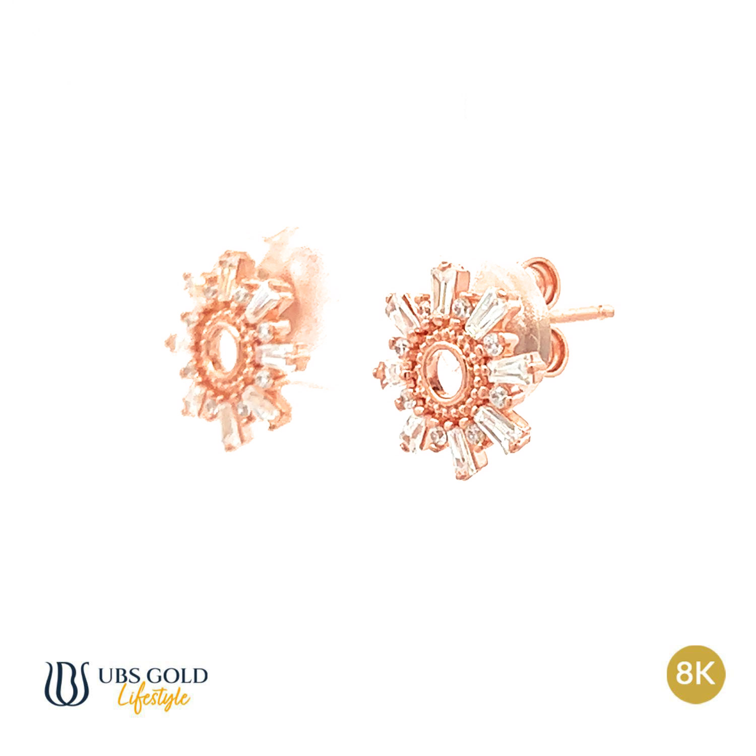 UBS Gold Anting Emas Rachel Rose - Ksw0948K - 8K