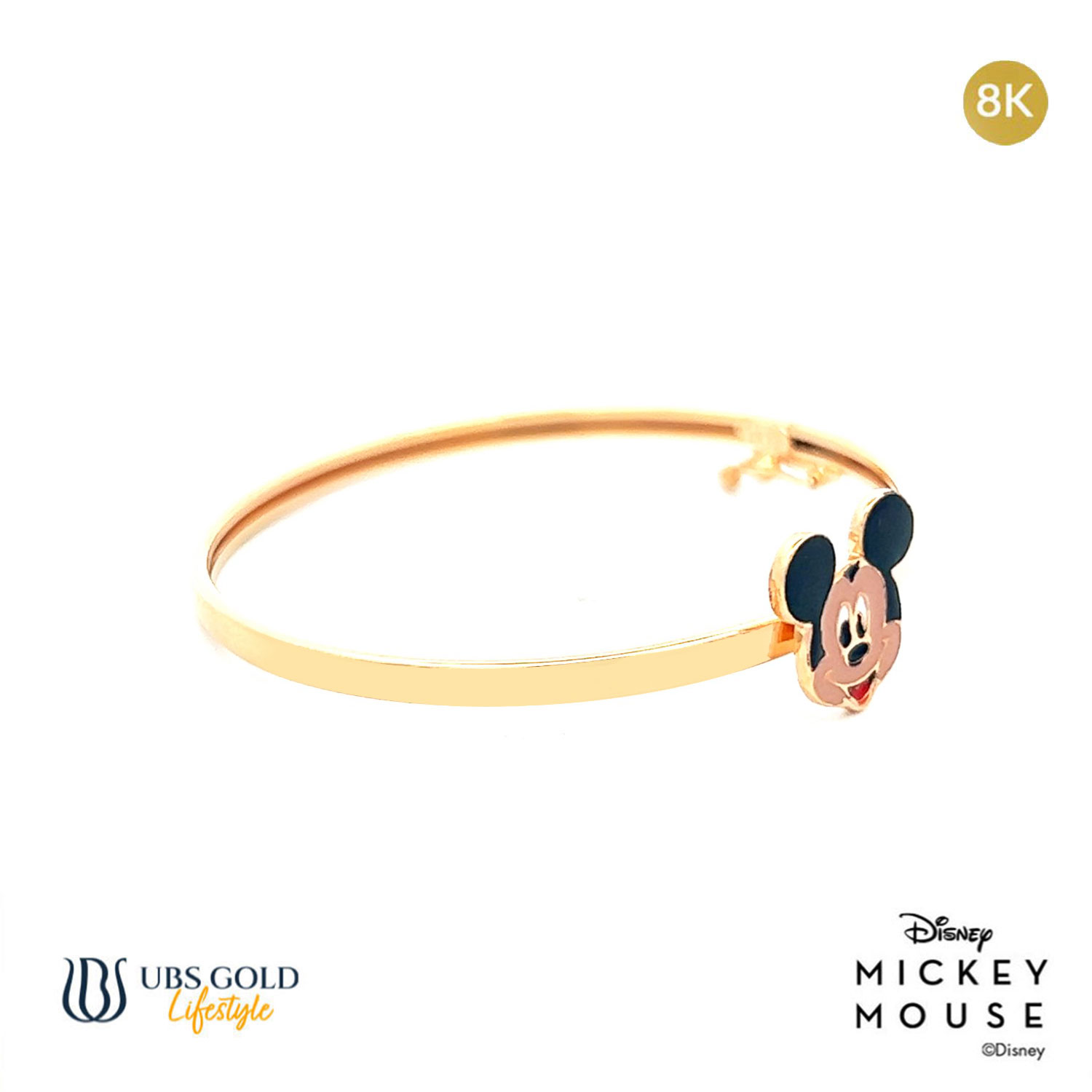 UBS Gold Gelang Emas Bayi Disney Mickey Mouse - Vgy0007K - 8K