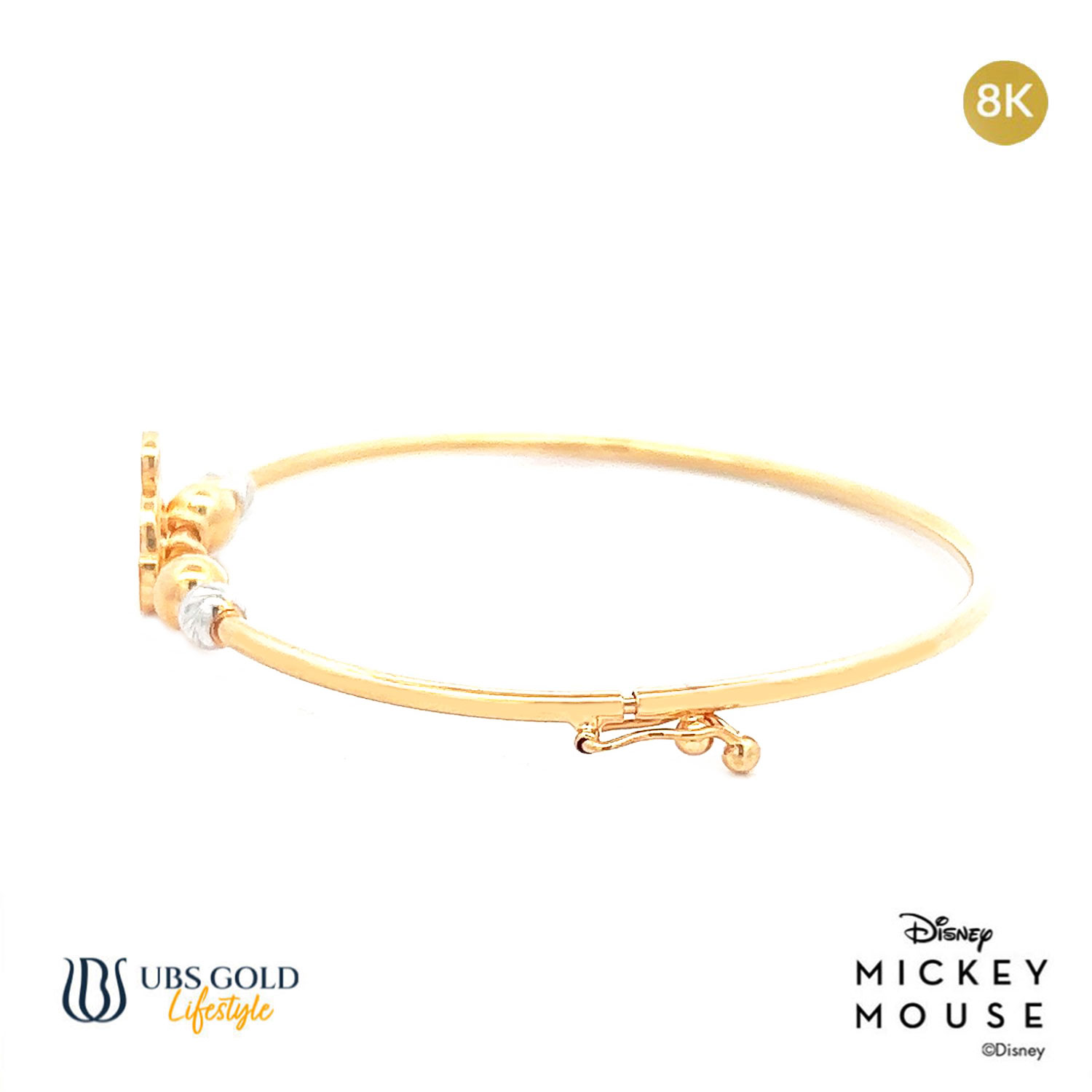 UBS Gold Gelang Emas Bayi Disney Mickey Mouse - Vgy0091K - 8K