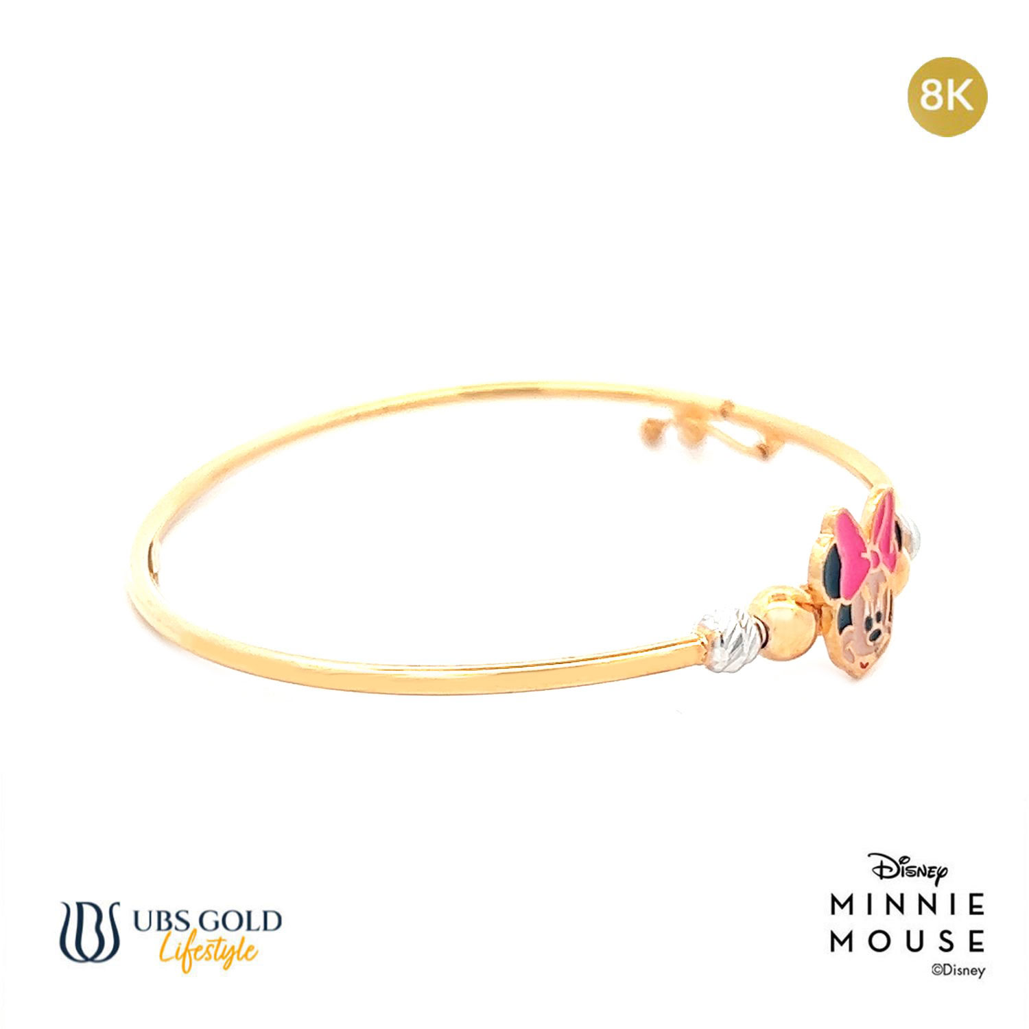 UBS Gold Gelang Emas Bayi Disney Minnie Mouse - Vgy0092K - 8K