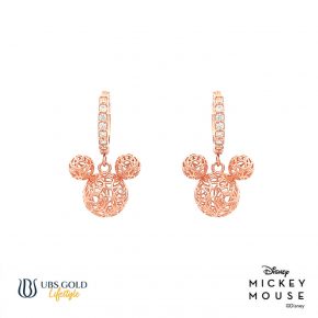 UBS Gold Anting Emas Disney Mickey Mouse - Cay0023 - 17K