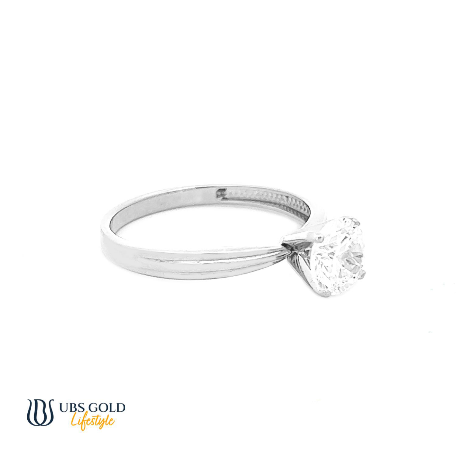 UBS Gold Cincin Emas Solitaire - Cc16728 - 17K