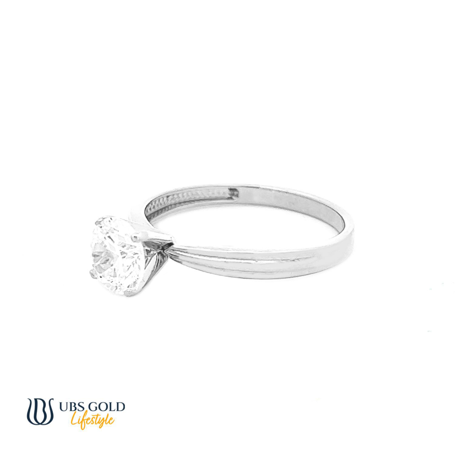 UBS Gold Cincin Emas Solitaire - Cc16728 - 17K