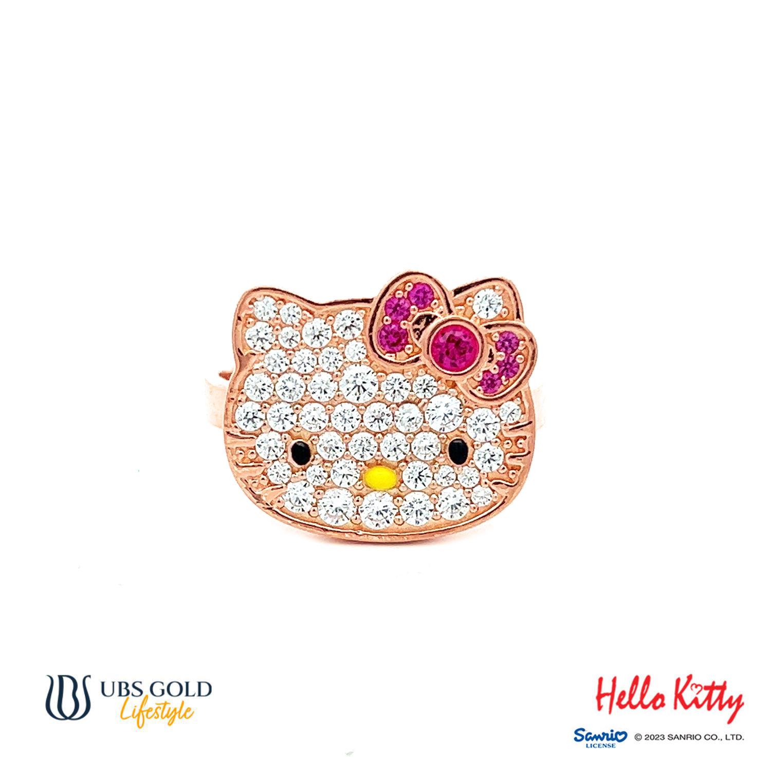 UBS Gold Cincin Emas Sanrio Hello Kitty - Ccz0001 - 17K